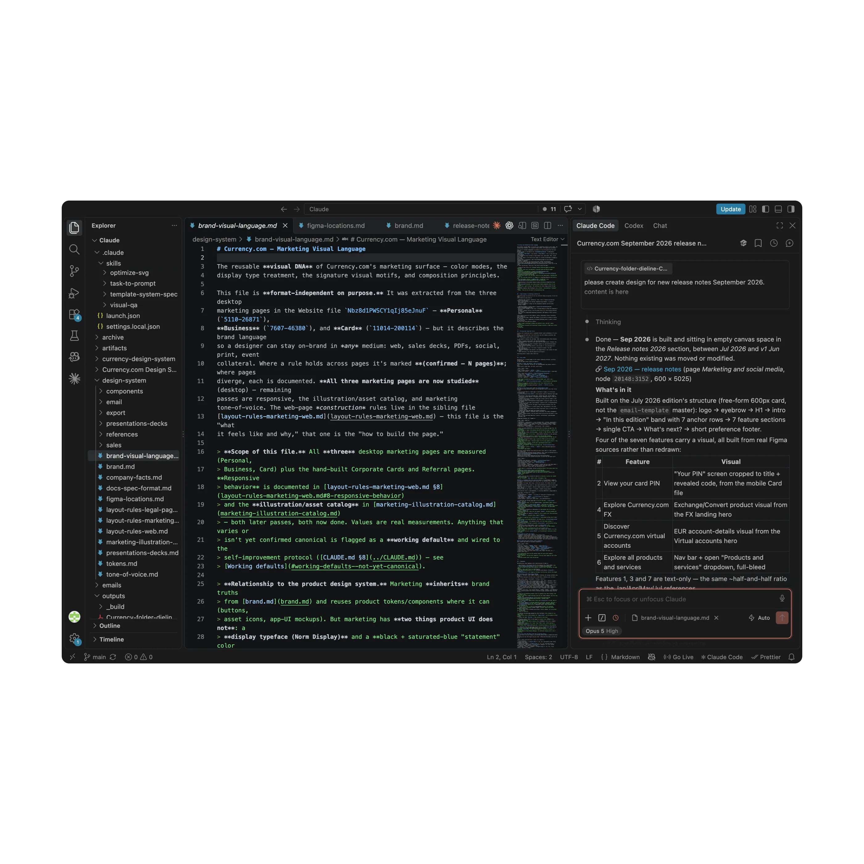 AI design-ops system – AI-assisted design system producing on-brand product, email and marketing work at a global digital finance platform